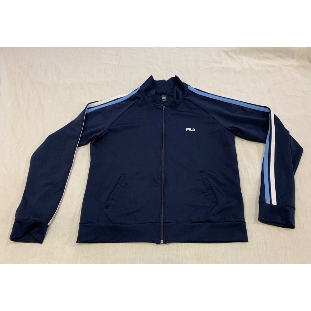 FILA WOMENS ATHLETIC FULL ZIP JACKET SIZE L
